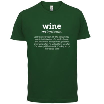 Definition Wine T Shirt