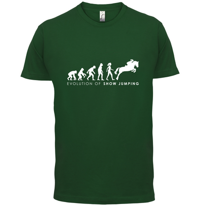 Evolution Of Woman Show Jumping T Shirt