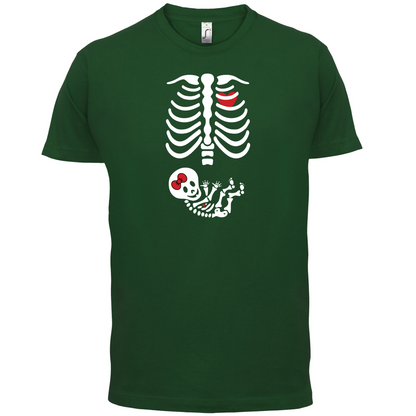 Skeleton Baby Girl T Shirt