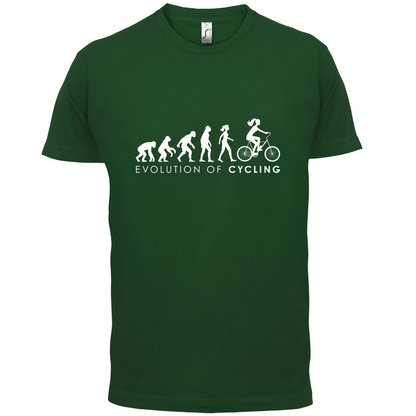 Evolution Of Woman Cycling T Shirt