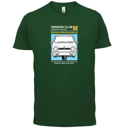 Car Owners Manual Reliant Robin T Shirt