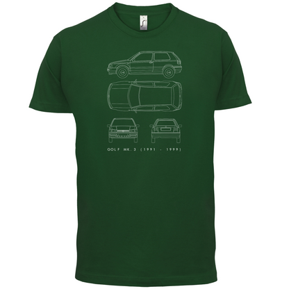 4 View Golf MK3  T Shirt