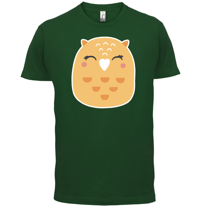 Smiley Face Mrs Owl T Shirt