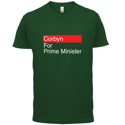 Corbyn For Prime Minister T Shirt