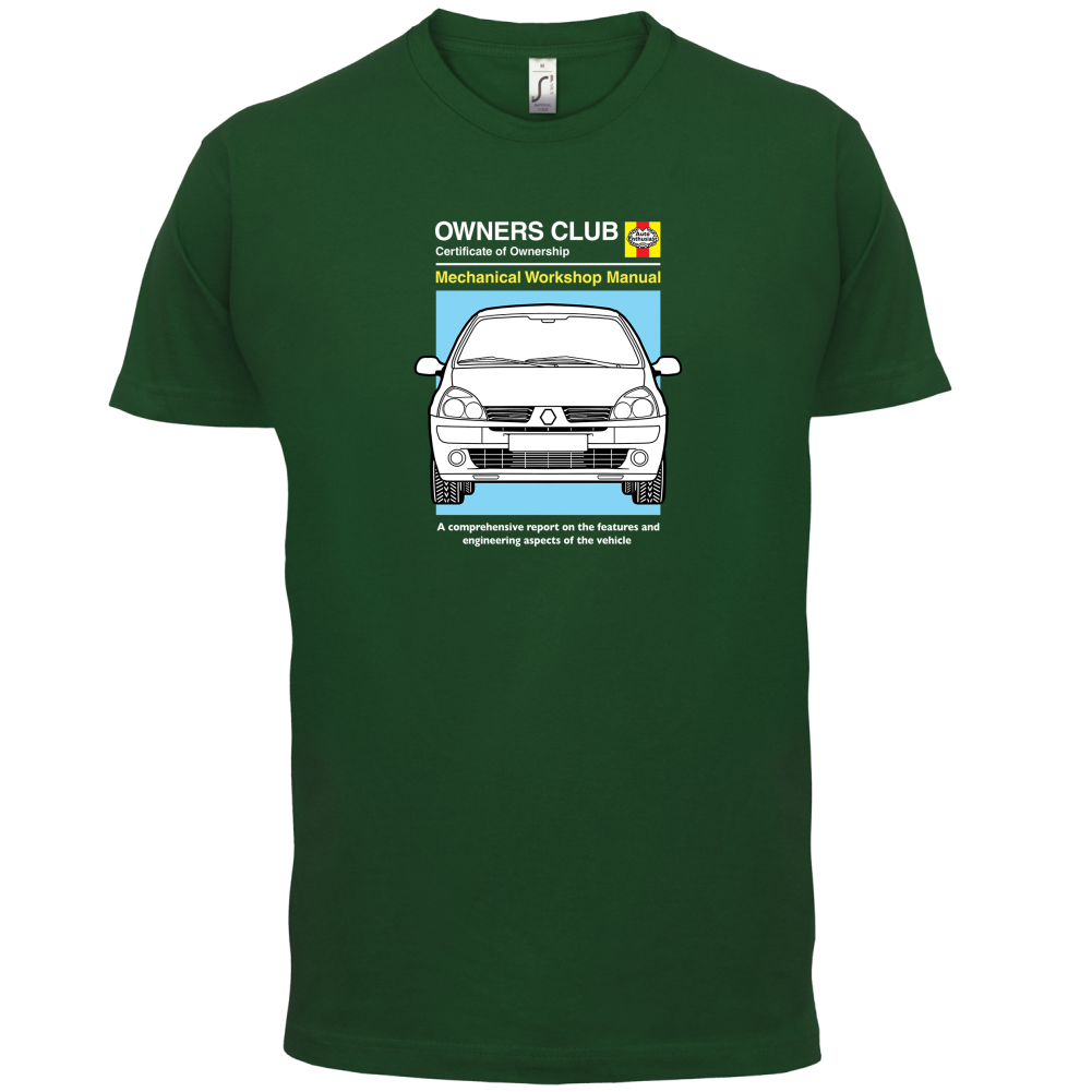 Car Owners Manual Clio T Shirt