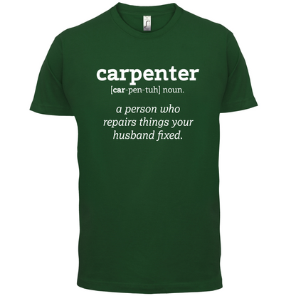 Definition Carpenter T Shirt