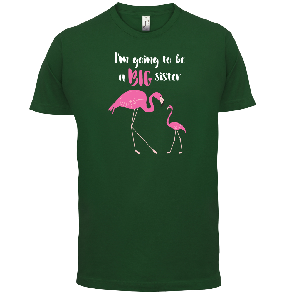 Big Sister Flamingo  T Shirt