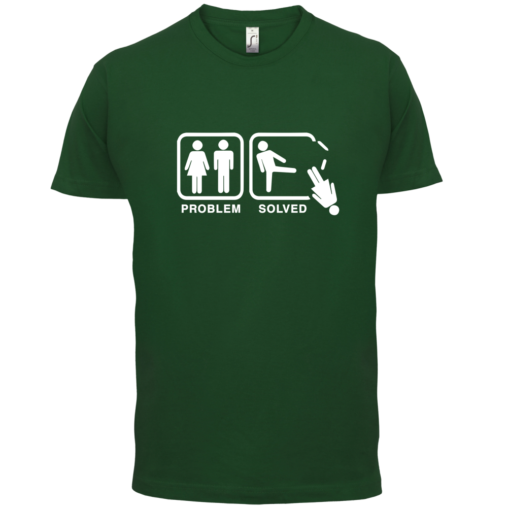 Problem Solved Man Kick T Shirt