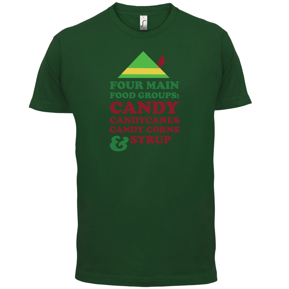 Christmas Food Groups T Shirt