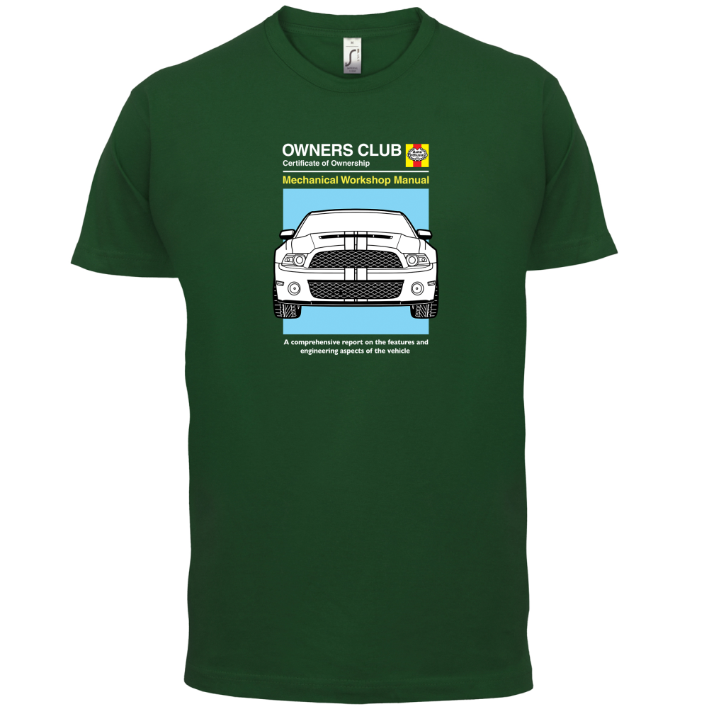 Car Owners Manual Mustang Mustang T Shirt