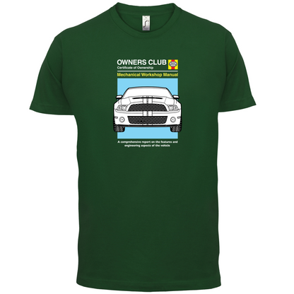 Car Owners Manual Mustang Mustang T Shirt