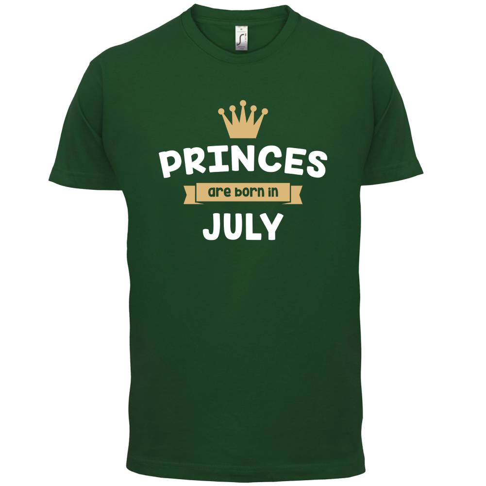 Princes Are Born In July T Shirt