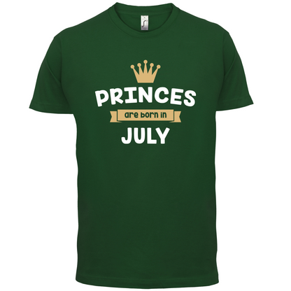 Princes Are Born In July T Shirt