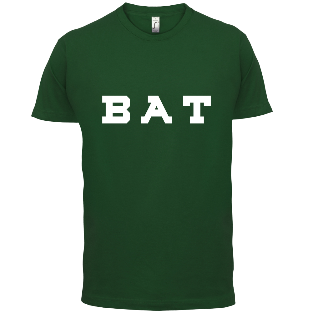 Justcie Bat College Style T Shirt