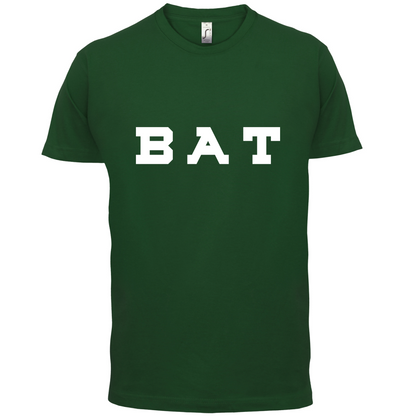 Justcie Bat College Style T Shirt