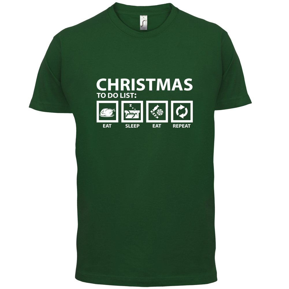 Christmas To Do List T Shirt