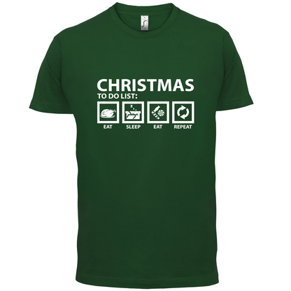 Christmas To Do List T Shirt
