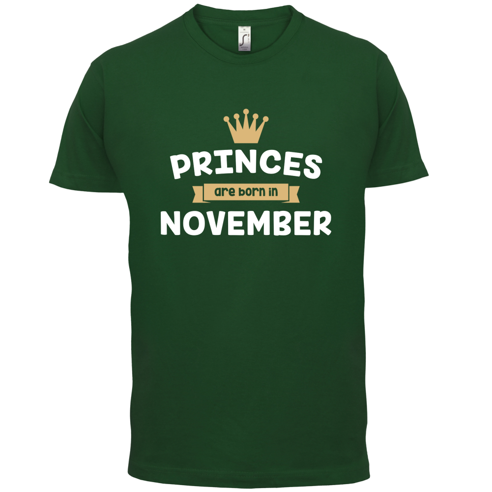 Princes Are Born In November T Shirt