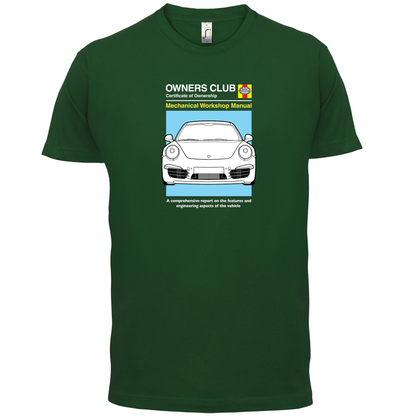 Car Owners Manual 911 T Shirt