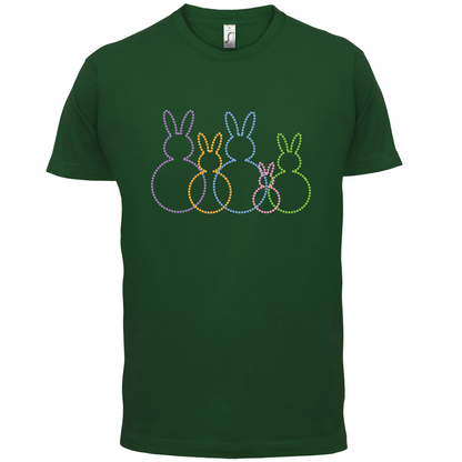Bunny Family Outline T Shirt