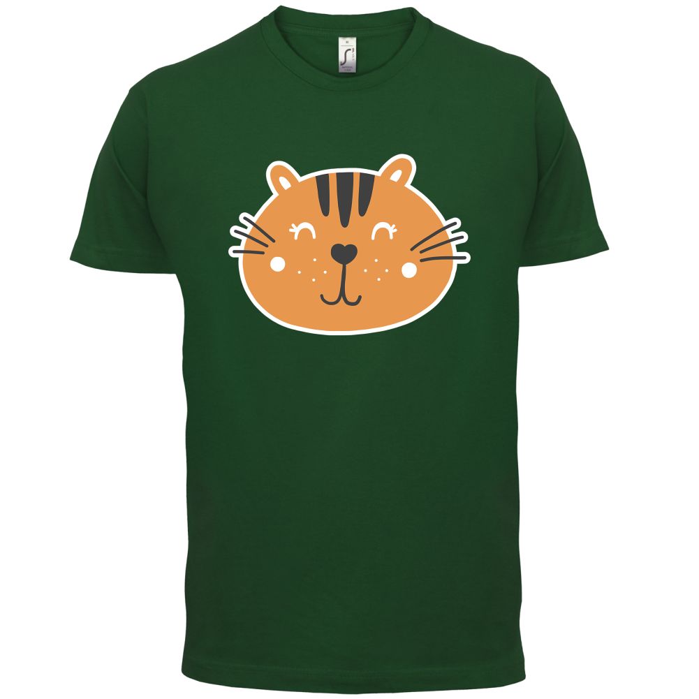 Smiley Face Tiger T Shirt