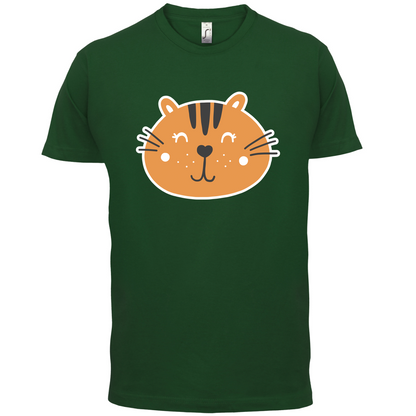 Smiley Face Tiger T Shirt