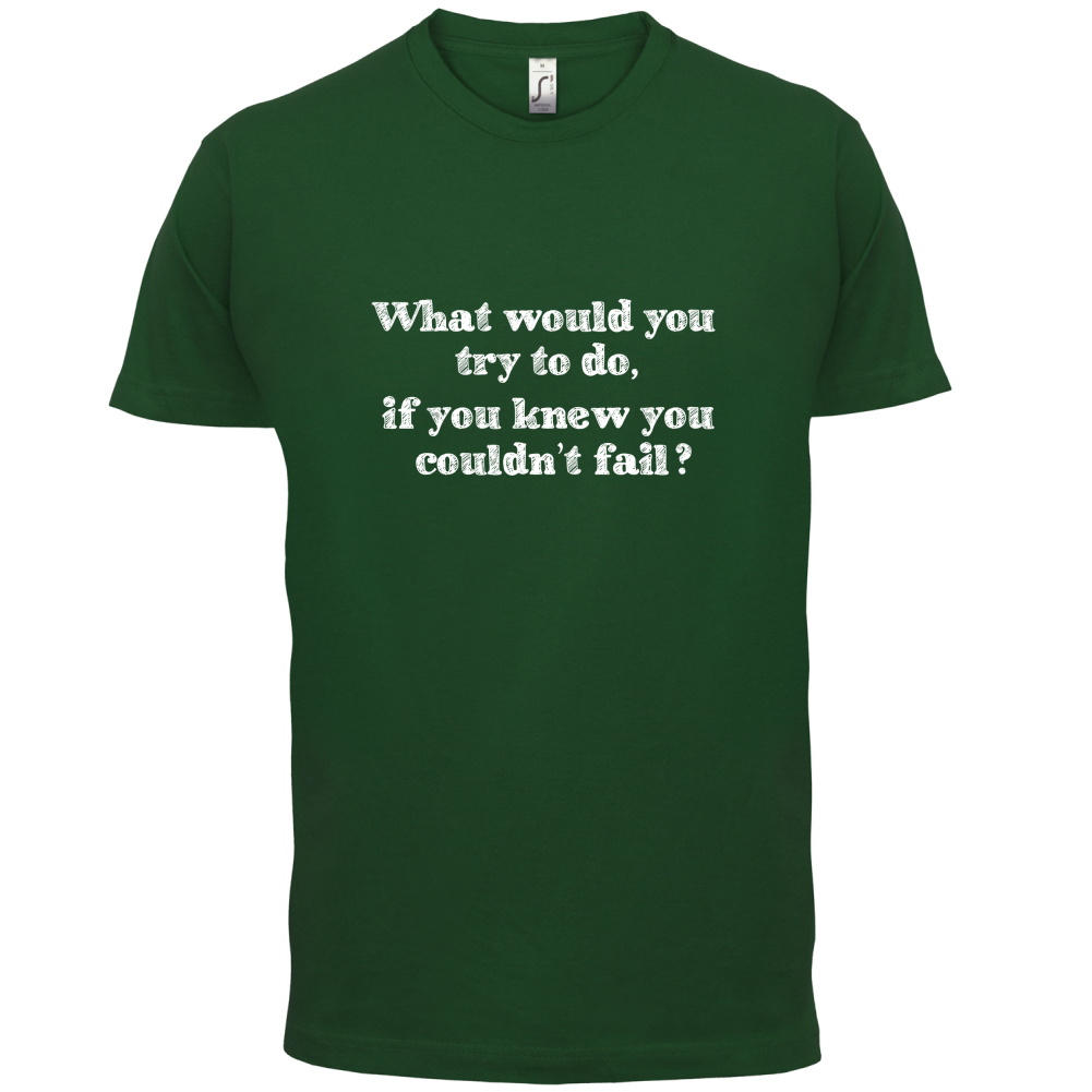 What Would You Do If You Couldn't Fail T Shirt
