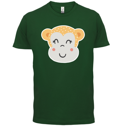 Smiley Face Monkey  T Shirt