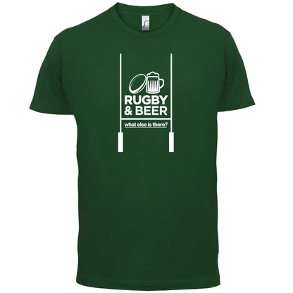 Rugby And Beer T Shirt