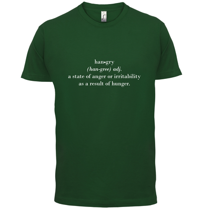Hangry  Definition T Shirt
