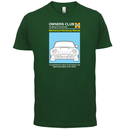 Car Owners Manual 959 Turbo T Shirt