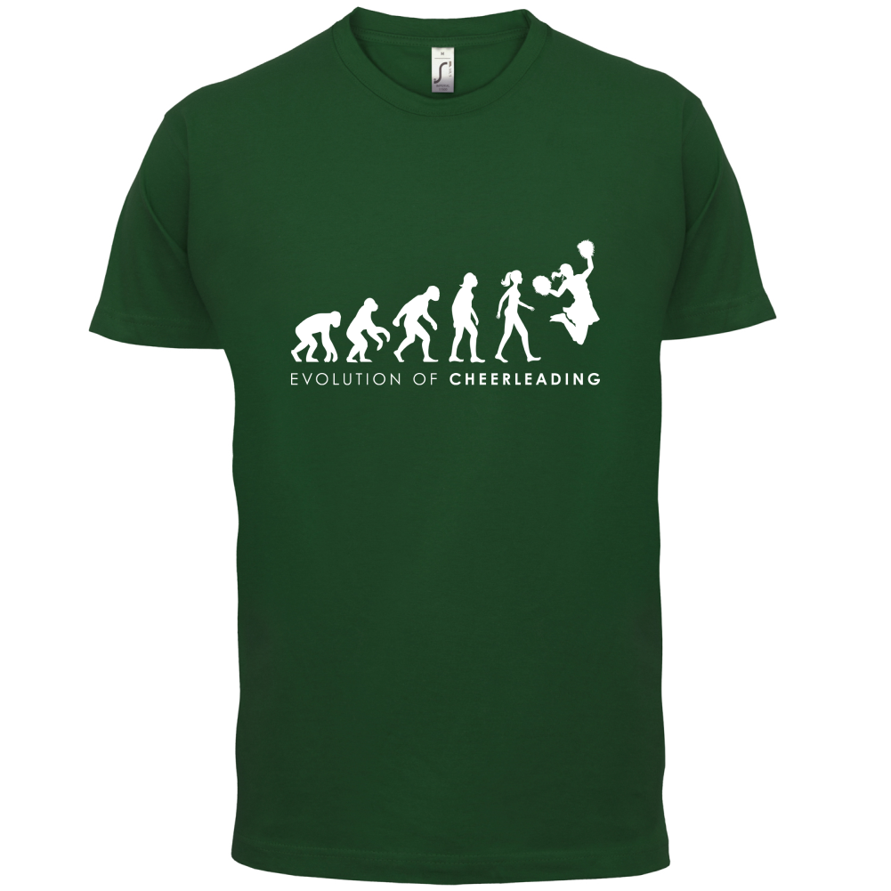 Evolution Of Woman Cheerleading T Shirt