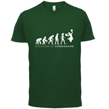 Evolution Of Woman Cheerleading T Shirt