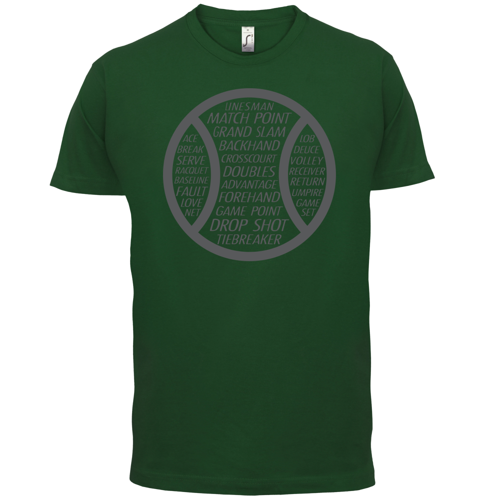 Tennis Word Ball T Shirt