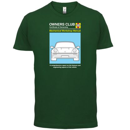 Car Owners Manual 930 Turbo T Shirt