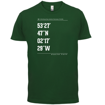 Stadium Coordinates Manchester Red T Shirt