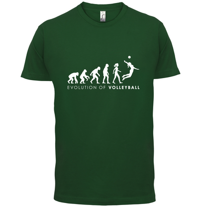 Evolution Of Woman Volleyball T Shirt