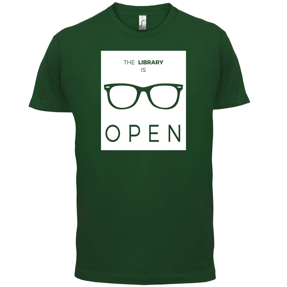 Library Is Open T Shirt