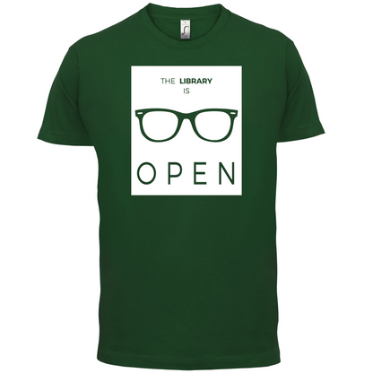 Library Is Open T Shirt
