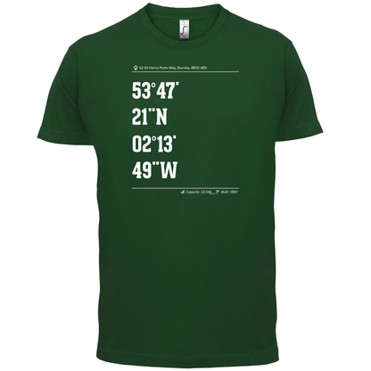 Stadium Coordinates Clarets T Shirt