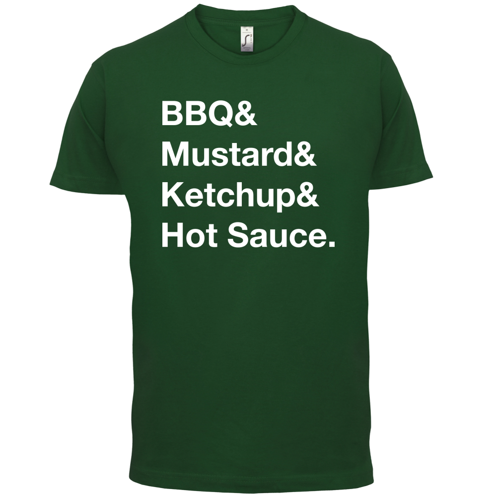 BBQ & Mustart & Ketchup T Shirt