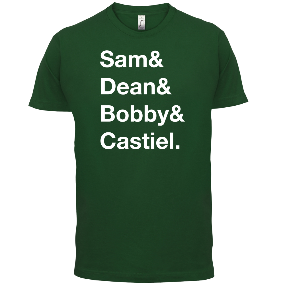 Sam & Dean & Bobby & Castiel T Shirt
