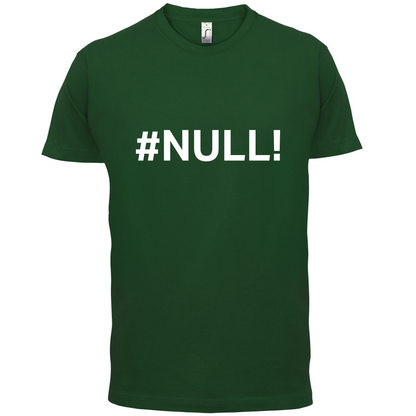 #Null T Shirt