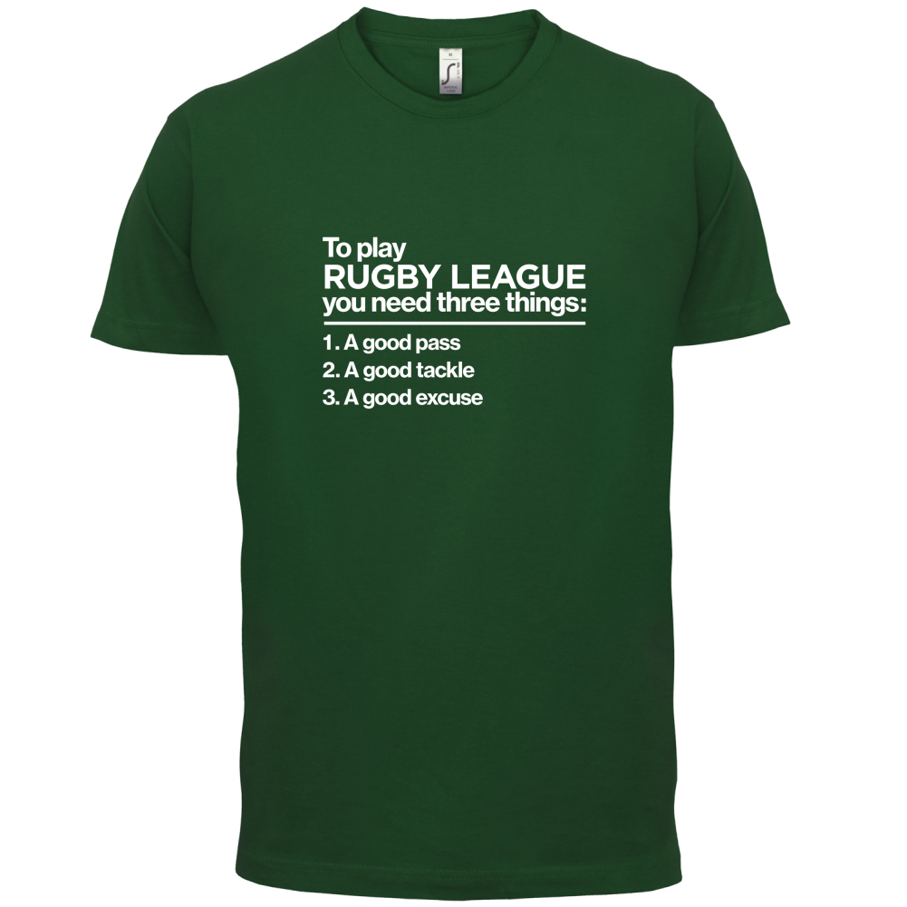 To Play Rugby League T Shirt