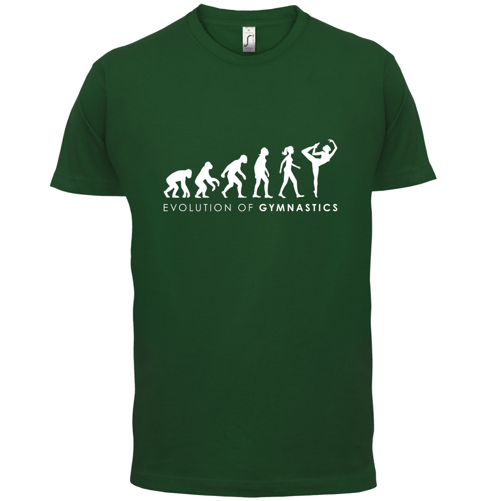 Evolution Of Woman Gymnastics T Shirt