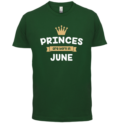 Princes Are Born In June T Shirt