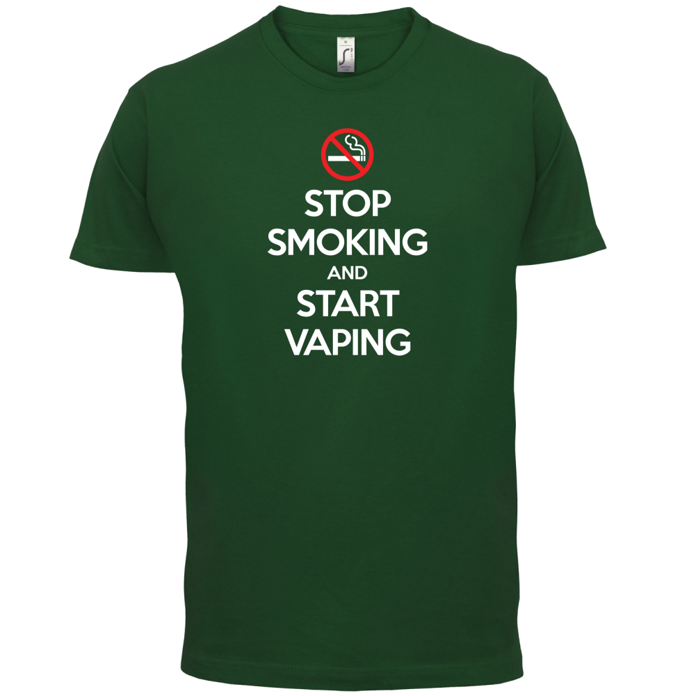 Stop Smoke Start Vaping T Shirt