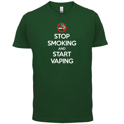 Stop Smoke Start Vaping T Shirt