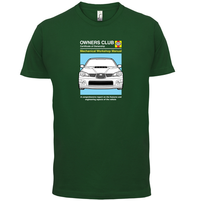 Car Owners Manual Impreza T Shirt