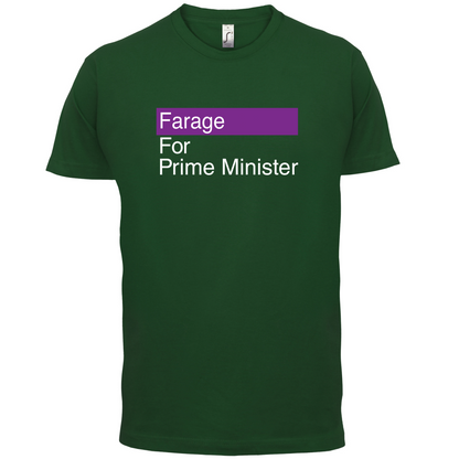 Farage for Prime Minister T Shirt